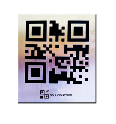 pagina qr metalico en posicion